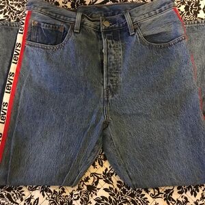 Levi's Blue Jeans with Red Accents